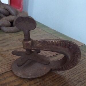 Vulcanizer Antique Bike Tire Clamp